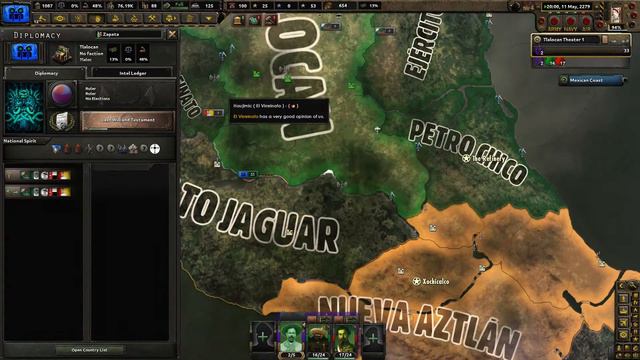 Hearts of Iron 4 [HOI4] | Rise of New Aztec Empire in Fallout mod | Part 1 [Old World Blues] смотреть онлайн