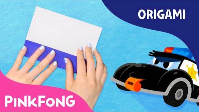 Police Car | Car Song With Origami | Pinkfong Origami | Pinkfong Songs For Children