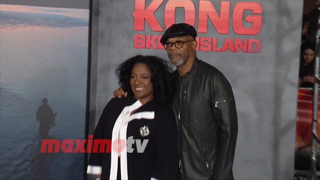 Samuel L. Jackson and LaTanya Richardson "Kong: Skull Island" Los Angeles Premiere смотреть онлайн