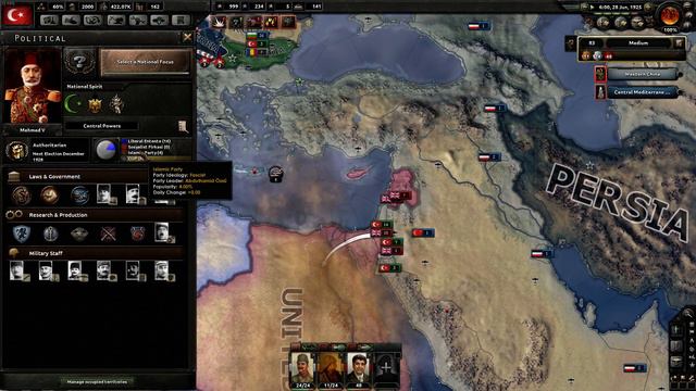 WITHDRAWAL FROM THE EAST [15] WWI Ottomans - Hearts of Iron 4 HOI4 Paradox Interactive смотреть онлайн