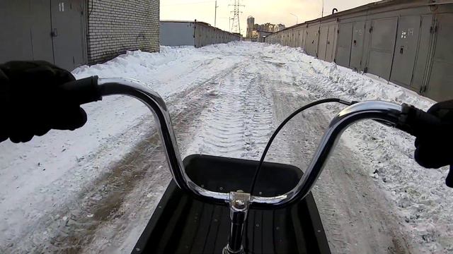 Разборный модуль толкач своими руками. Первый выезд, тесты и настройки. Как едет, как поворачивает? смотреть онлайн