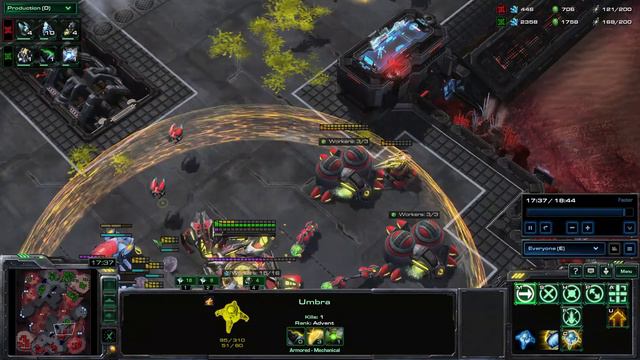 StarCraft II - Keiron vs Keiron Analysis! - Scion Custom Races Mod Part 1 смотреть онлайн