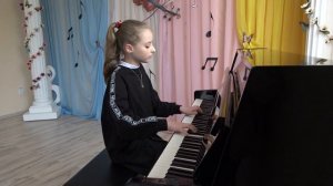 Георгиева Агния, 11 лет, "Инструментальное исполнительство", Н. Дремлюга "Лирическая песня"