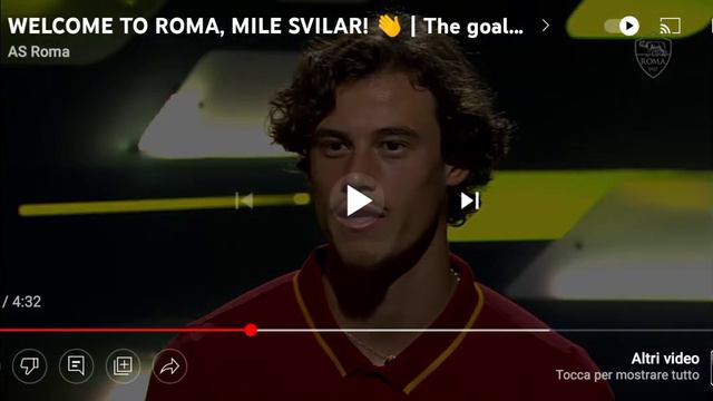 REACTION ALLA PRIMA INTERVISTA DI SVILAR ALLA ROMA! смотреть онлайн