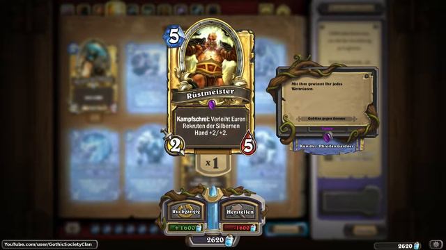 [HS] [Golden Cards] - [Goblins gegen Gnome] - Rüstmeister | Quartermaster смотреть онлайн