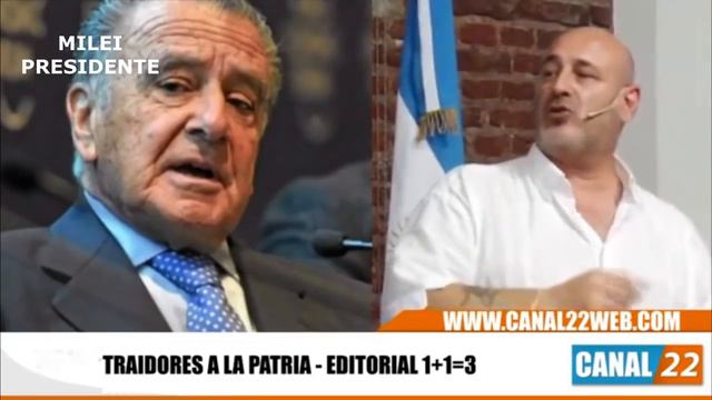 ¡Santiago Cúneo quiere matar a Javier Milei por traidor a la Patria! 18/12/18 смотреть онлайн