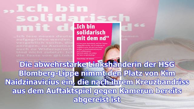 Handball-wm der frauen 2017: alicia stolle ersetzt kim naidzinavicius смотреть онлайн