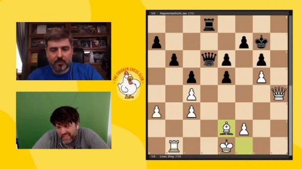 World Chess Championship Game 8 - Ding Liren vs Ian Nepomniachtchi