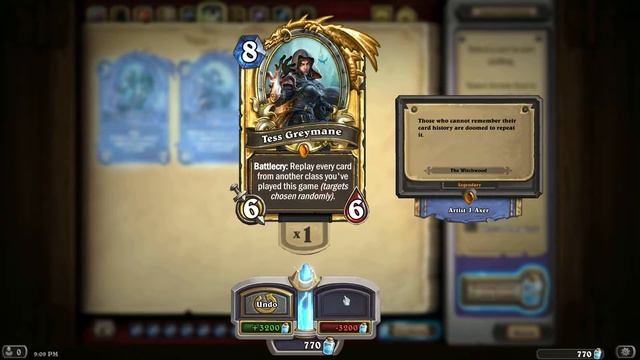 TESS GREYMANE GOLDEN ANIMATION HEARTHSTONE смотреть онлайн
