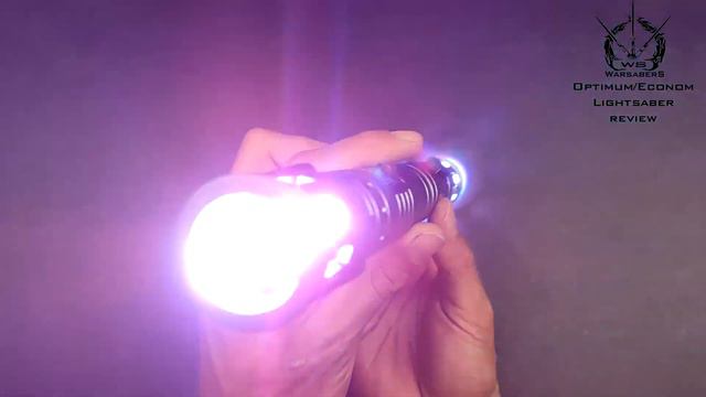 Демонстрация рукоятки светового меча Red Stafff | Мастерская WarSabers - Световые мечи "Ученик" смотреть онлайн