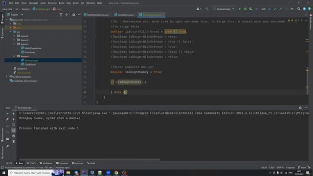 Java с нуля #20 Булевая логика часть 3 смотреть онлайн