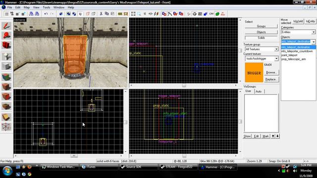 Hammer Editor Tutorial 15 Teleport смотреть онлайн