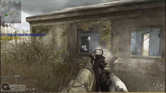 Call of Duty 4 Modern Warfare: Учим играть улана. смотреть онлайн