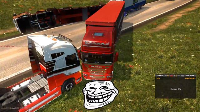 ★ IDIOTS On The Road #16   ETS2MP ¦ Funny Moments   Euro Truck Simulator 2 Multiplayer