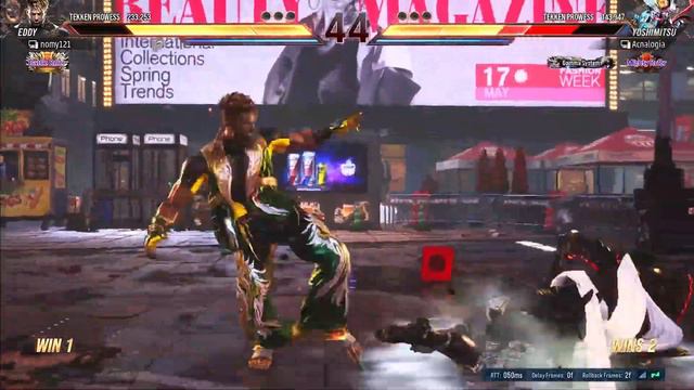 TEKKEN 8 - Eddy Gordo (Fujin) - Day 1 Gameplay смотреть онлайн