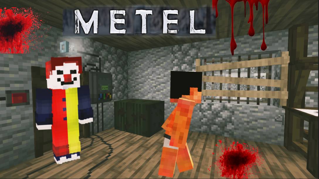 Майнкрафт, но Мы сбежали от злого МАНЬЯКА  // Metel Horror Escape + MrPOZIIN