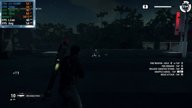 Just Cause 4 on GTX 1050 Ti + i3 9100f benchmark 1080p смотреть онлайн