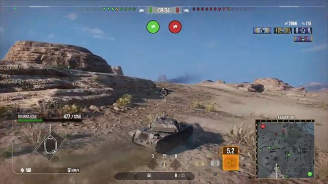 World of Tanks. Bourrasque ст 8 уровня . смотреть онлайн
