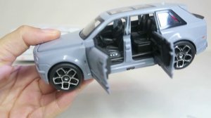 Машинка металлическая "Rolls Royce Cullinan", масштаб 1:32, с прицепом дом на колесах,бренд ChiYvan