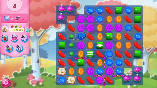 Candy Crush Saga 4885 Super Sugar Crush 3 Stars! Alfred!