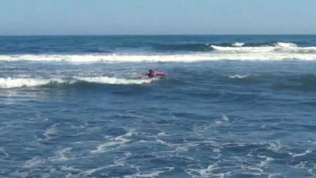 Испытание сухого костюма FINNTRAIL в Тихом океане