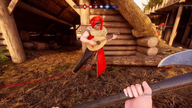 Fasader playing Mortal Kombat theme in Mordhau смотреть онлайн