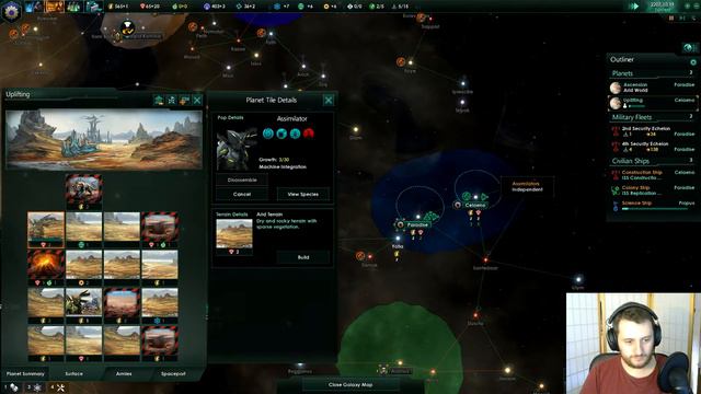 Stellaris: Synthetic Dawn | Live Stream Driven Assimilators #2 смотреть онлайн