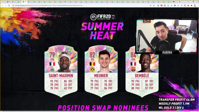 СЛИВЫ НА БЕШЕНЫЕ КАРТОЧКИ В FIFA 20 SUMMER HEAT !!! | КИМПЕМБЕ | УСМАН ДЕМБЕЛЕ | АЛЛАН СЕН-МАКСИМИ смотреть онлайн