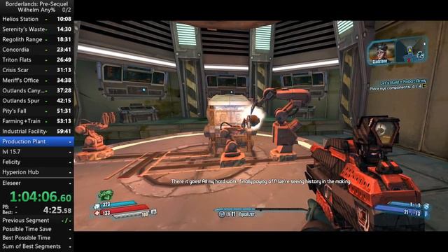 Borderlands TPS Any% Wilhelm speedrun in 2:08:08 смотреть онлайн