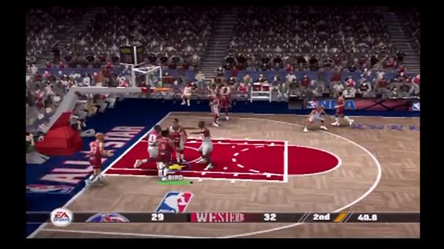 NBA LIVE 08 -- 80'S ALL STARS VS WESTERN ALL STARS смотреть онлайн