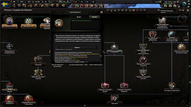 Hearts of Iron 4 Швеция Исторический Путь Серия 3 Шведский Тигр смотреть онлайн
