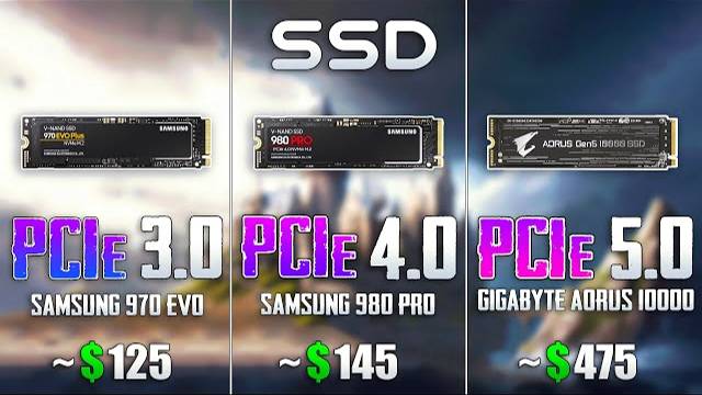 SSD PCIe 5.0 Vs PCIe 4.0 Vs PCIe 3.0 Loading Games