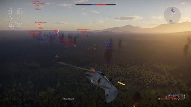 War Thunder: crash a plane without getting damage смотреть онлайн