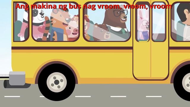 Wheels on the Bus in Filipino Ft. Pres. Duterte | Awiting Pambata Nursery Rhymes смотреть онлайн