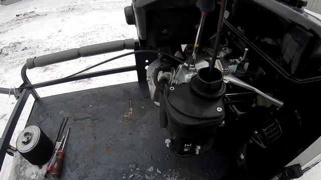 Мотобуксировщик глохнет, стреляет и не заводится. Реанимация мотособаки. смотреть онлайн