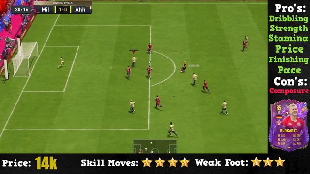 13K FOR AN INCREDIBLE STRIKER?! FIFA 23 FUTURE STAR BURKARDT REVIEW | 85 FUTURE STAR BURKARDT REVIE смотреть онлайн