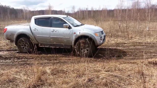 Митсубиси Л200 в Паткино за березовым соком смотреть онлайн
