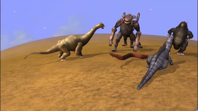 Kaiju vs Dinosaurs Turf War [S1] | SPORE смотреть онлайн