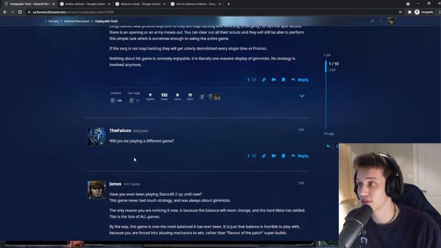 Progamer visits StarCraft II Battle.net Forums | Harstem Reacts смотреть онлайн