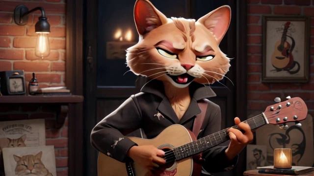 Кот поёт смотреть онлайн
