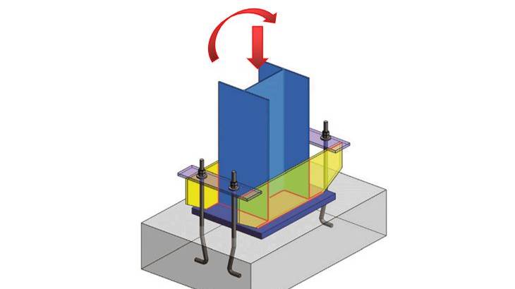 Расчет базы сплошной колонны смотреть онлайн