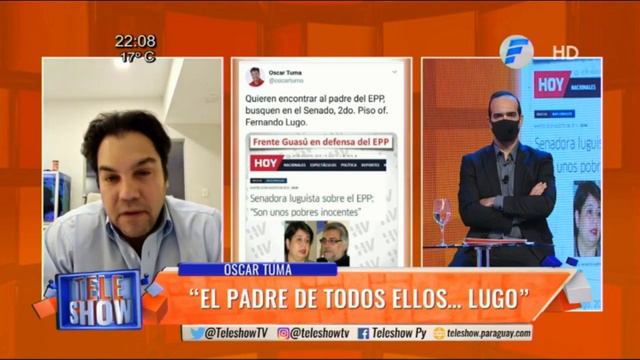 Oscar Tuma está seguro de que Fernando Lugo es el padre del grupo criminal EPP | Parte 1 смотреть онлайн