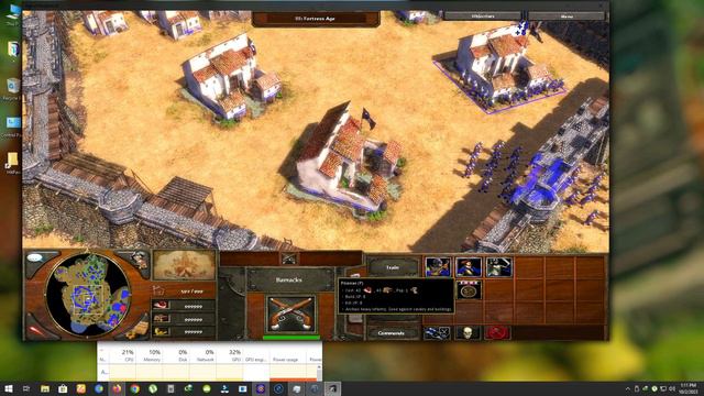AGE OF EMPIRES III FORTRESS AGE 999999 | LOW USAGE CPU MEMORY DISK смотреть онлайн