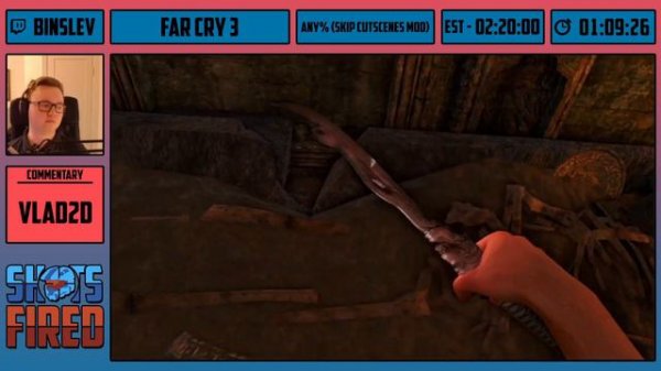 [Shots Fired - Domination] Far Cry 3 - Any% (Skip Cutscenes Mod) by Binslev