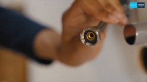 Как установить смеситель для раковины GROHE QuickFix с рычажным донным клапаном