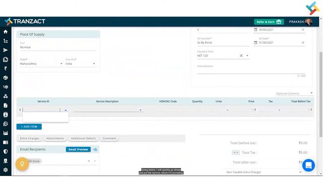 How to create Service Confirmation (SC) on TranZact? смотреть онлайн