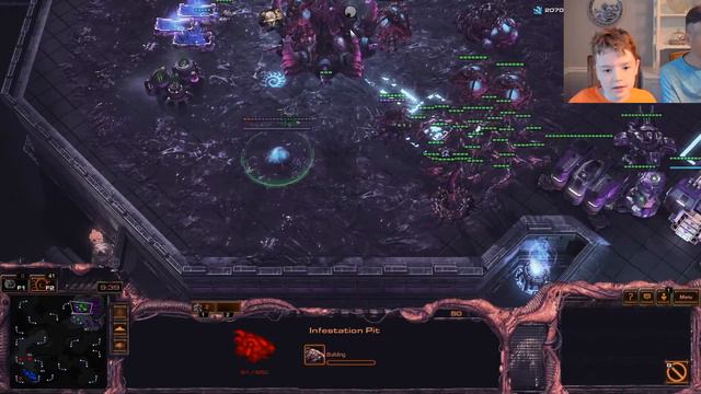 Starcraft 2 Climbing to Gold League #1 смотреть онлайн