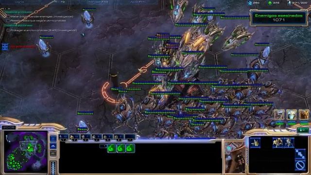 Guía Starcraft II Wings of Liberty - M14 Oscuridad Total - Brutal смотреть онлайн