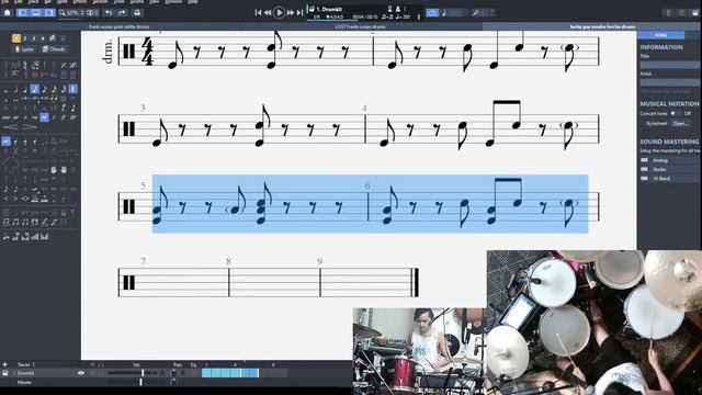Lucky Guy Sondre Lerche Drum Cover with Sheet Music смотреть онлайн