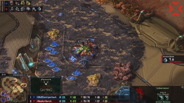 StarCraft 2 Liga Agosto-Septiembre Round Robin Grupo J Perhark vs Serch Round 5 смотреть онлайн